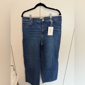 Frame Denim Straight Leg Jeans in Medium Blue Wash